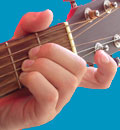 Guitar chord picture of A