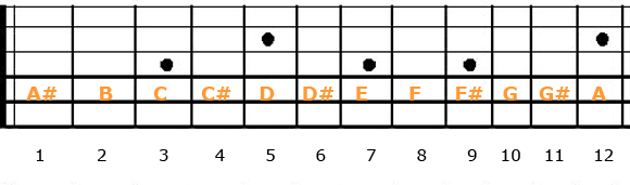 Guitar bar chord picture